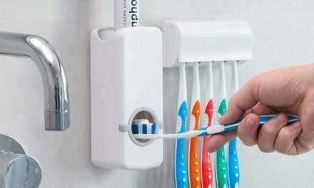 Distributeur Dentifrice Mural Intégré