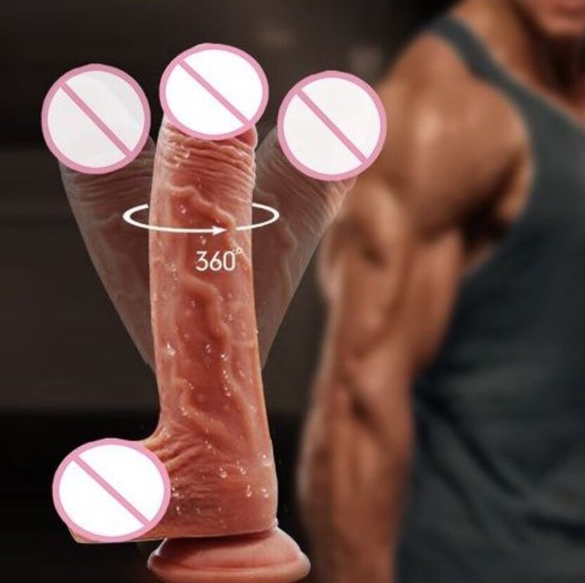 Gode réaliste flexible 360°