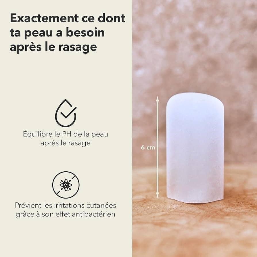 Pierre alun contre odeur corporelle et transpiration