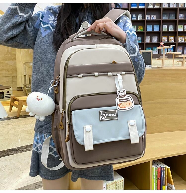 Sac à dos imperméable marron