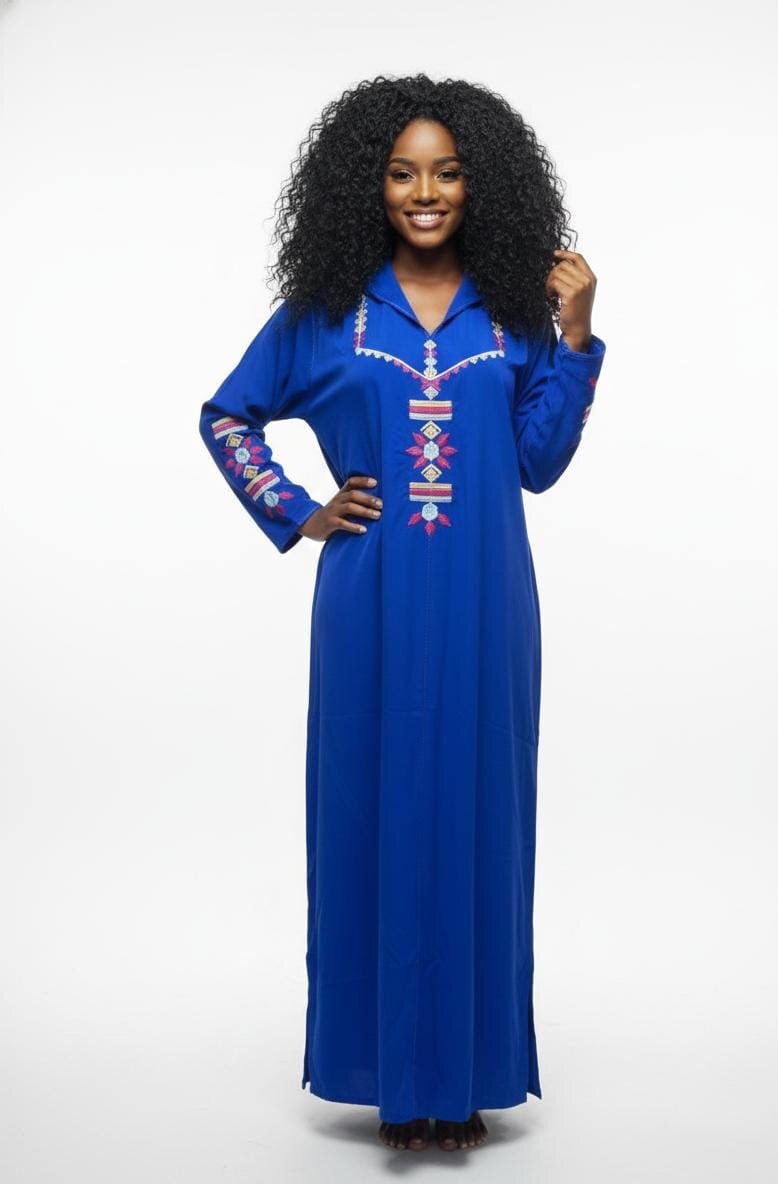 Djellaba brodée élégante