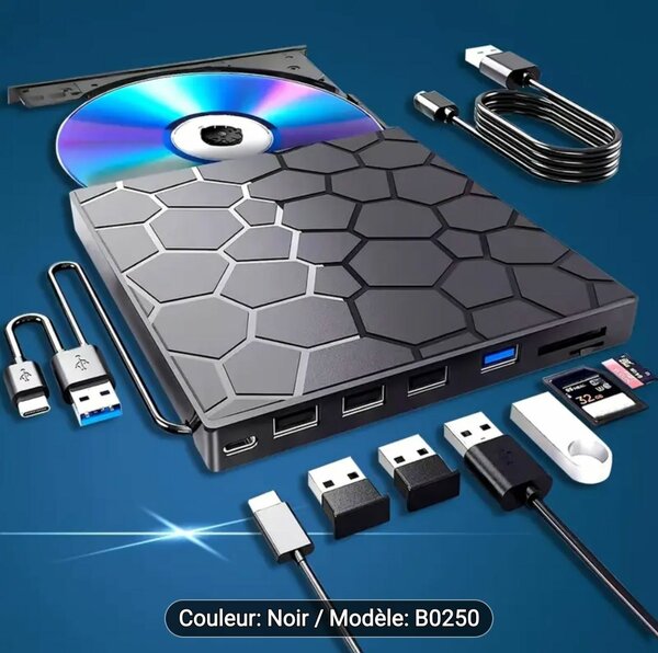Graveur CD/DVD Externe USB