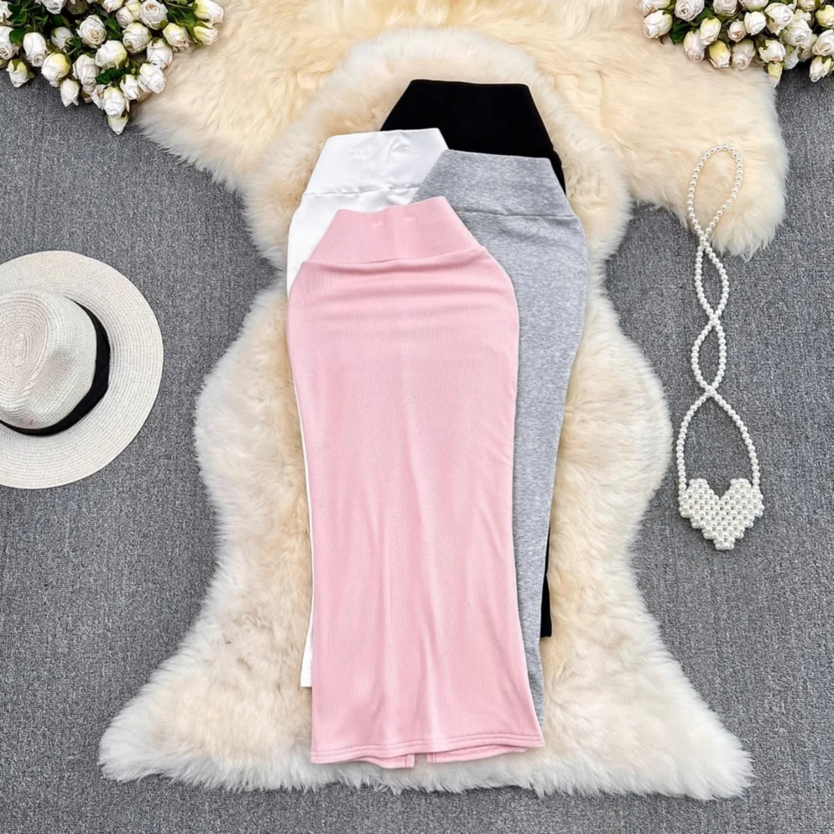 Jupe Crayon Élégante Femme