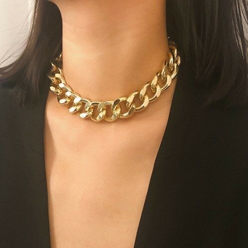 Punk Necklace For Men And Women Hip-hop Collarbone Necklace