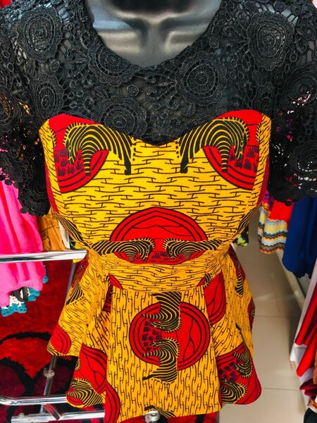 African print top available in sizes