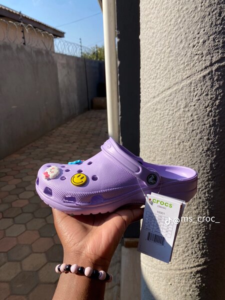 Or size of crocs for sell and tps