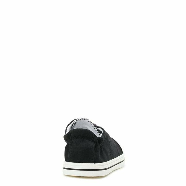 Wonder Nation Little Girl & Big Girl Canvas Bump Toe Sneaker