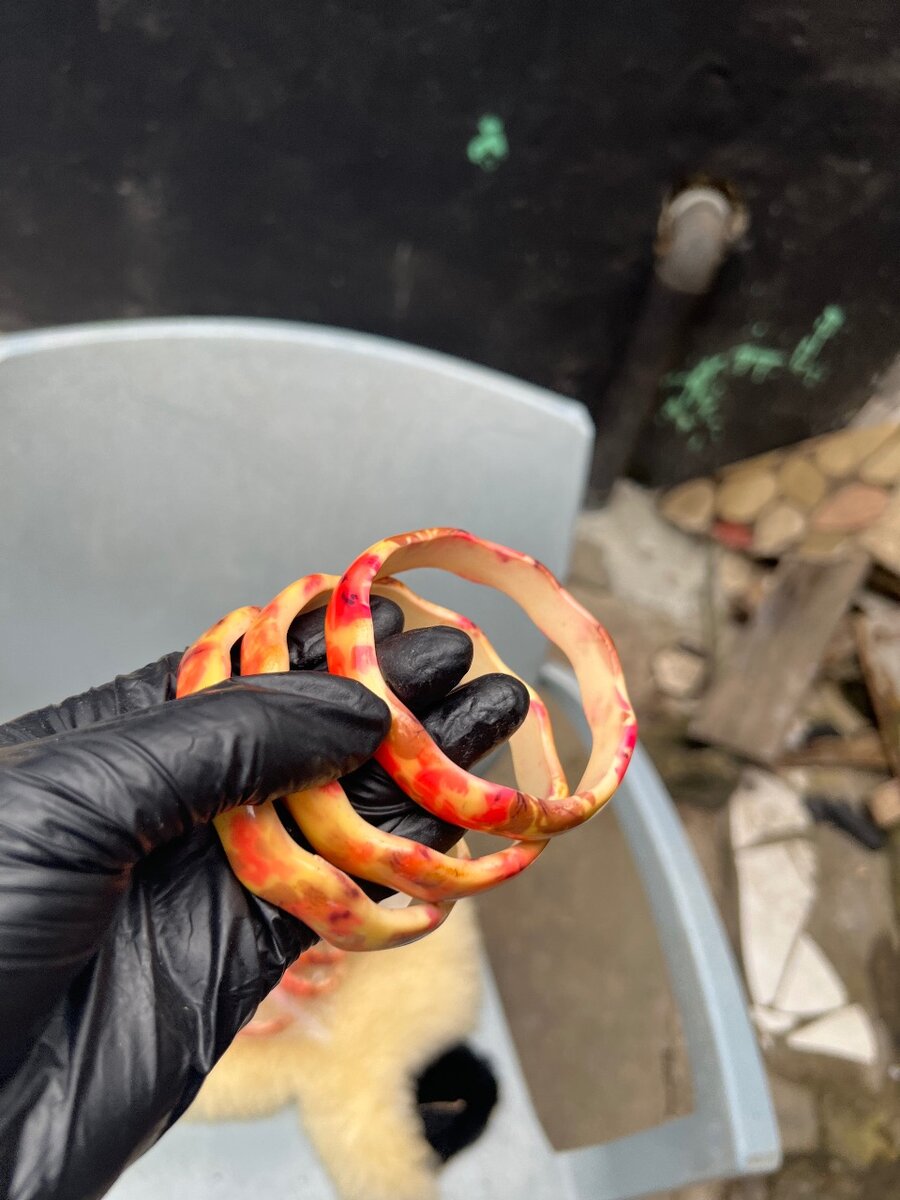 Bracelets en résine élégants