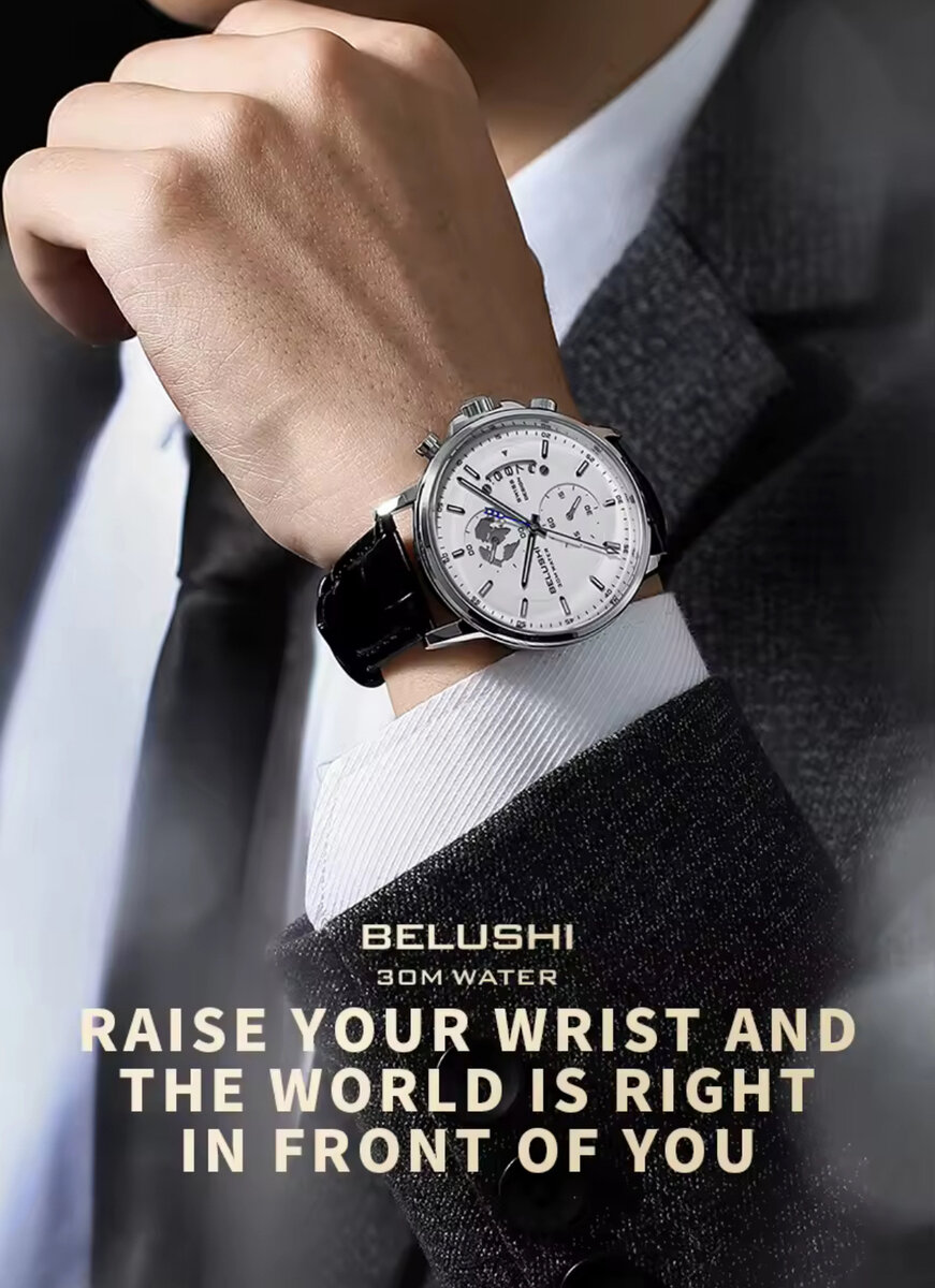 Montre Chronographe Élégante Homme