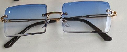 Unisex sunglasses Rimless