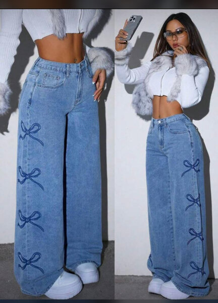 Jean Évasé Taille Haute Femme