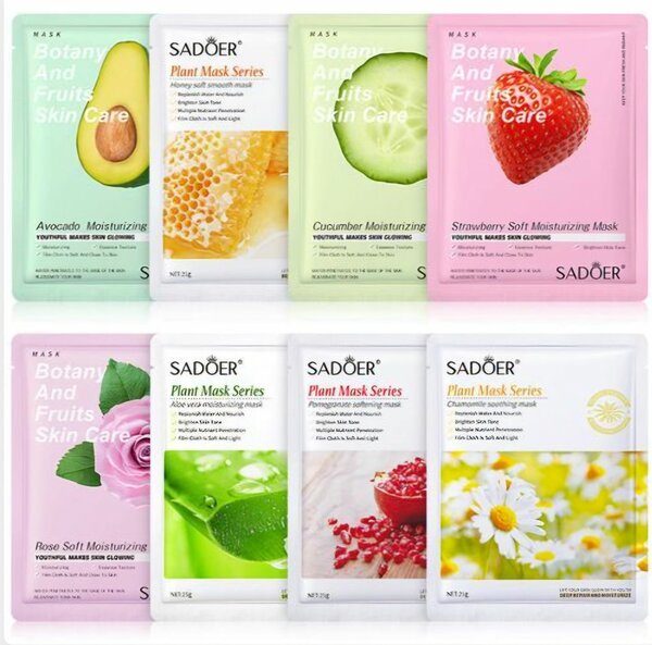 Masque de visage en sachet