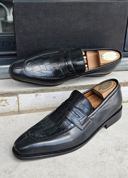 Mocassins élégants en cuir