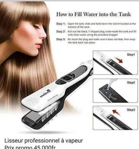 Lisseur à vapeur professionnel