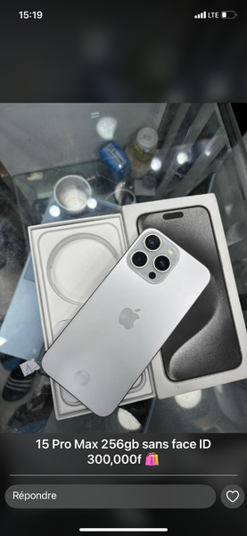 iPhone 15 pro max 256giga