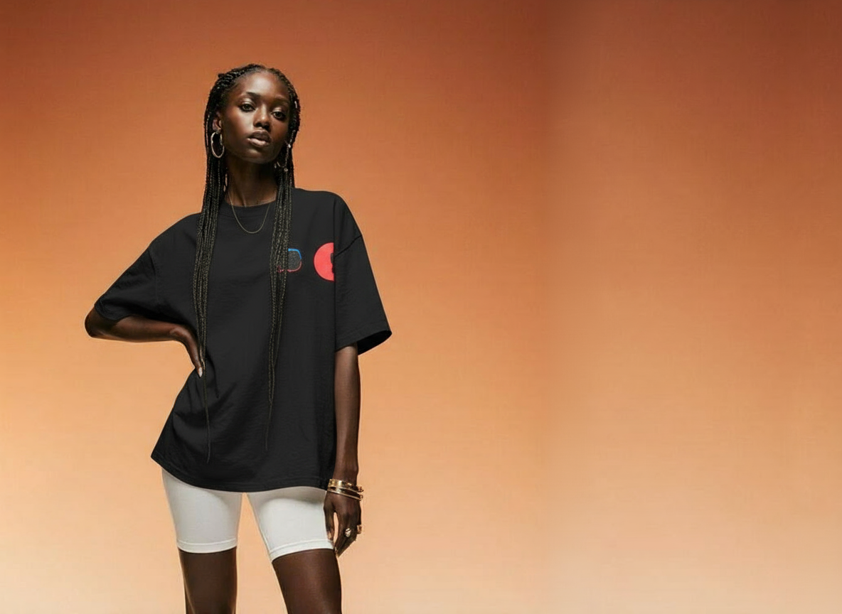 Sweatshirt à motif noir