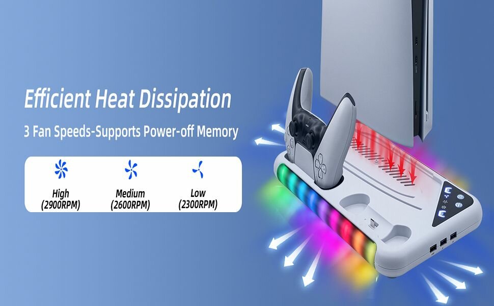 Refroidisseur ps5 avec station