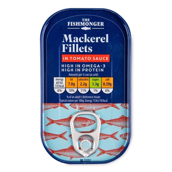 The Fishmonger | Nixe  Mackerel Fillets 125g