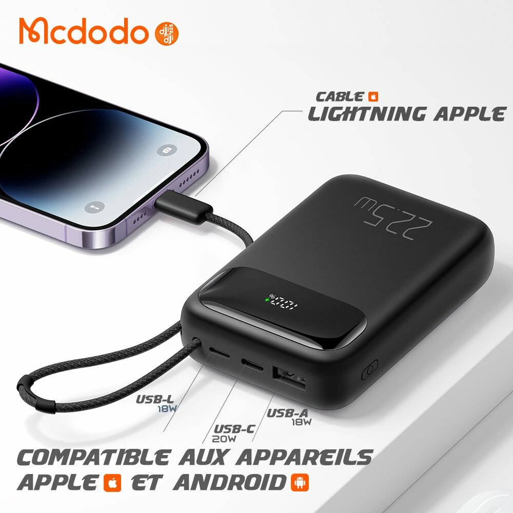 MCDODO Power Bank M32 10000mAh 22,5W