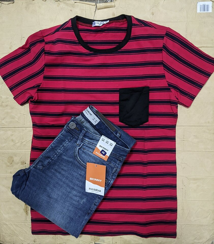 Men's set: T-shirt and jeans