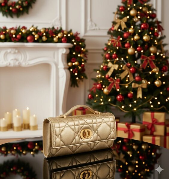 Pochette en cuir luxe Dior