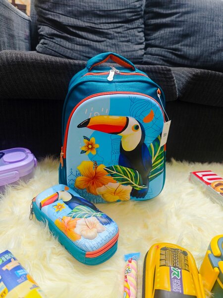 Ensemble de sacs à dos scolaires colorés