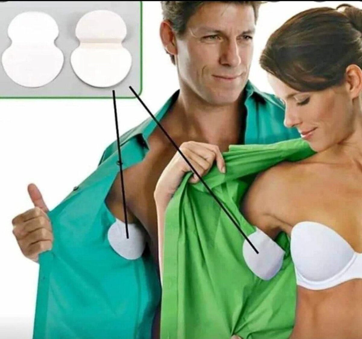 Patch anti transpirant