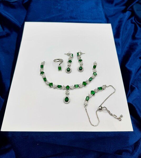 American Diamond 1 karat combo set