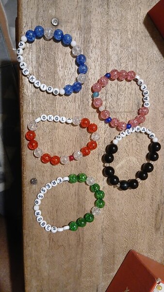 Bracelet personnalisable en perles