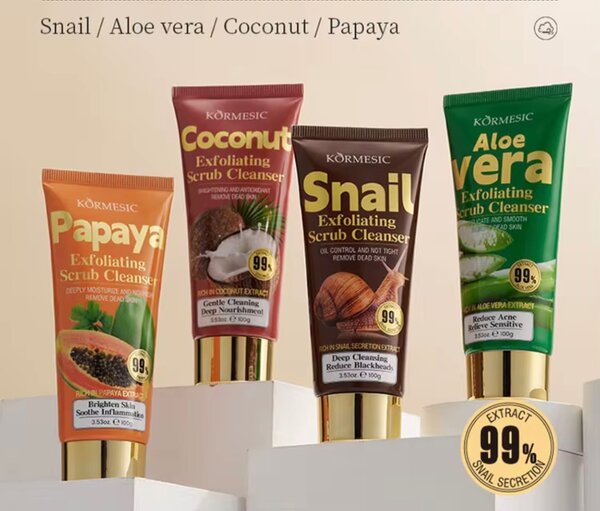 Gel nettoyant gommage