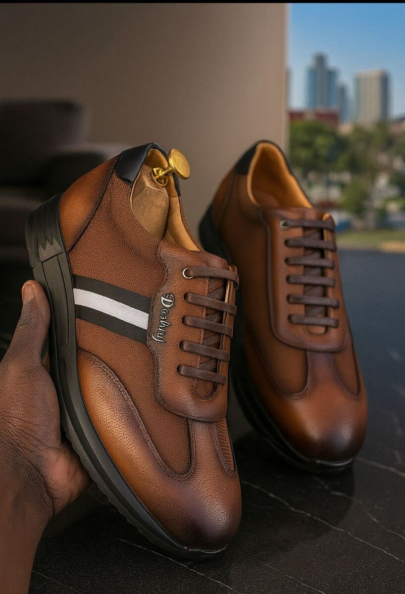 Sneakers en cuir élégantes