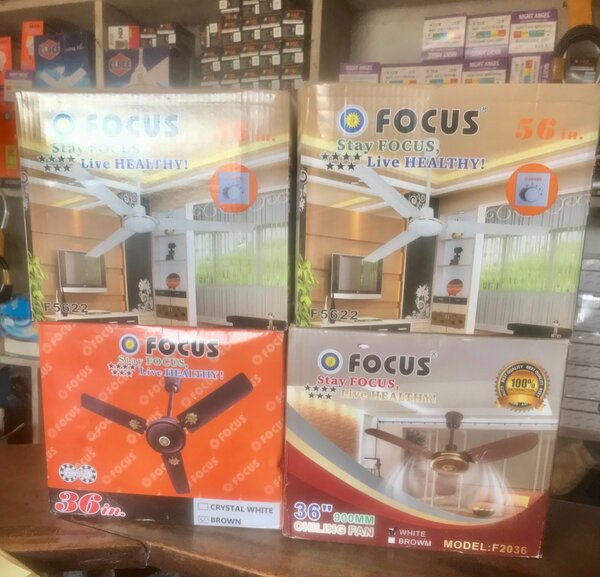 Focus ceiling fan