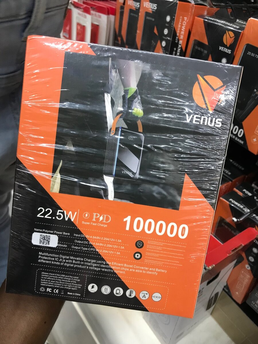 100,000mAh Venus powerbanks