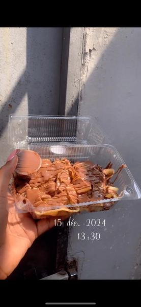 Crêpe fettucine au Nutella