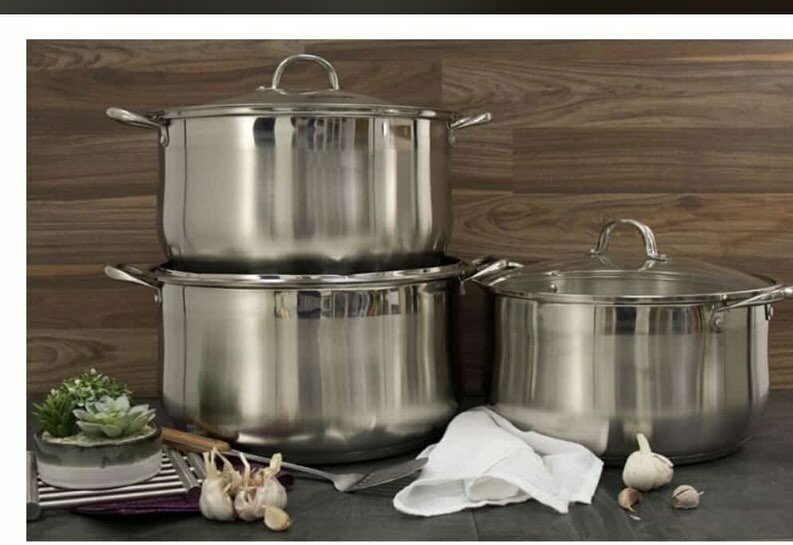Large Stainless Cooking Pot