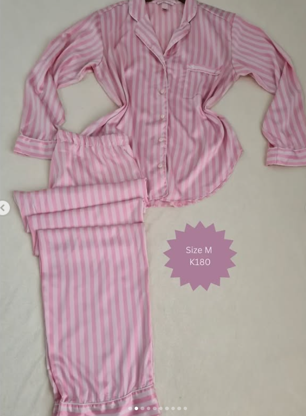 shirt and pants are pink