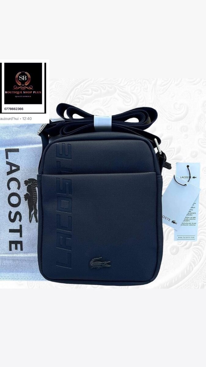 Sacoche Lacoste authentique