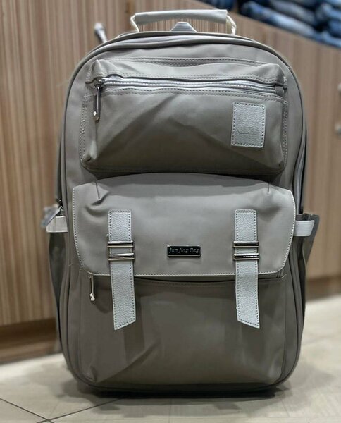 Sac à dos gris unisexe