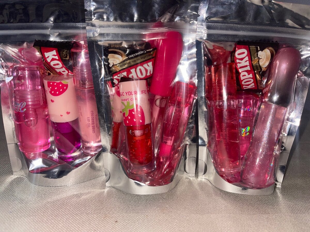 Kit de gloss à lèvres parfumé