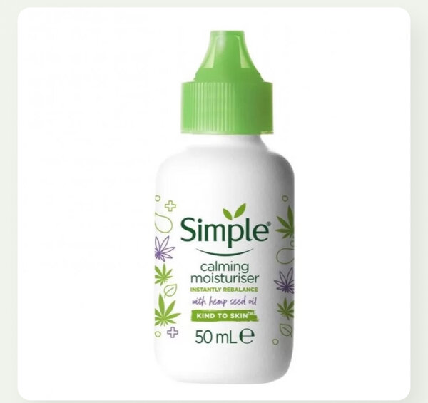 SIMPLE CALMING MOISTURIZER WITH ORGANIC HEMPS SEED OIL