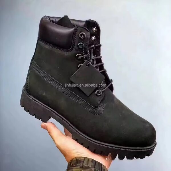 Bottes en cuir homme robustes