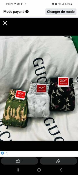 Boxers en coton imprimé pour homme