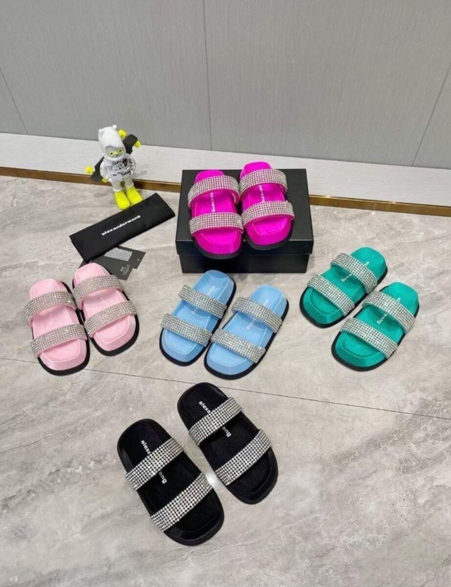 Mules Strass Étincelantes Femme