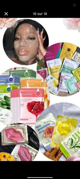 Masque de visage et de lèvres