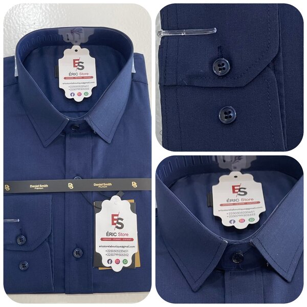 3 chemises à 20.000 CFA