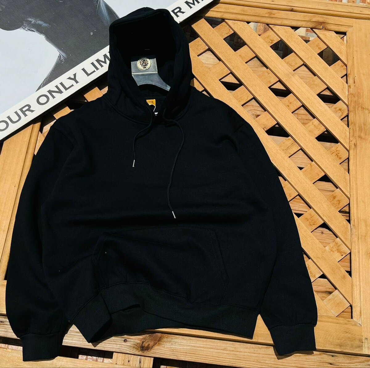 Quality plain hoodies