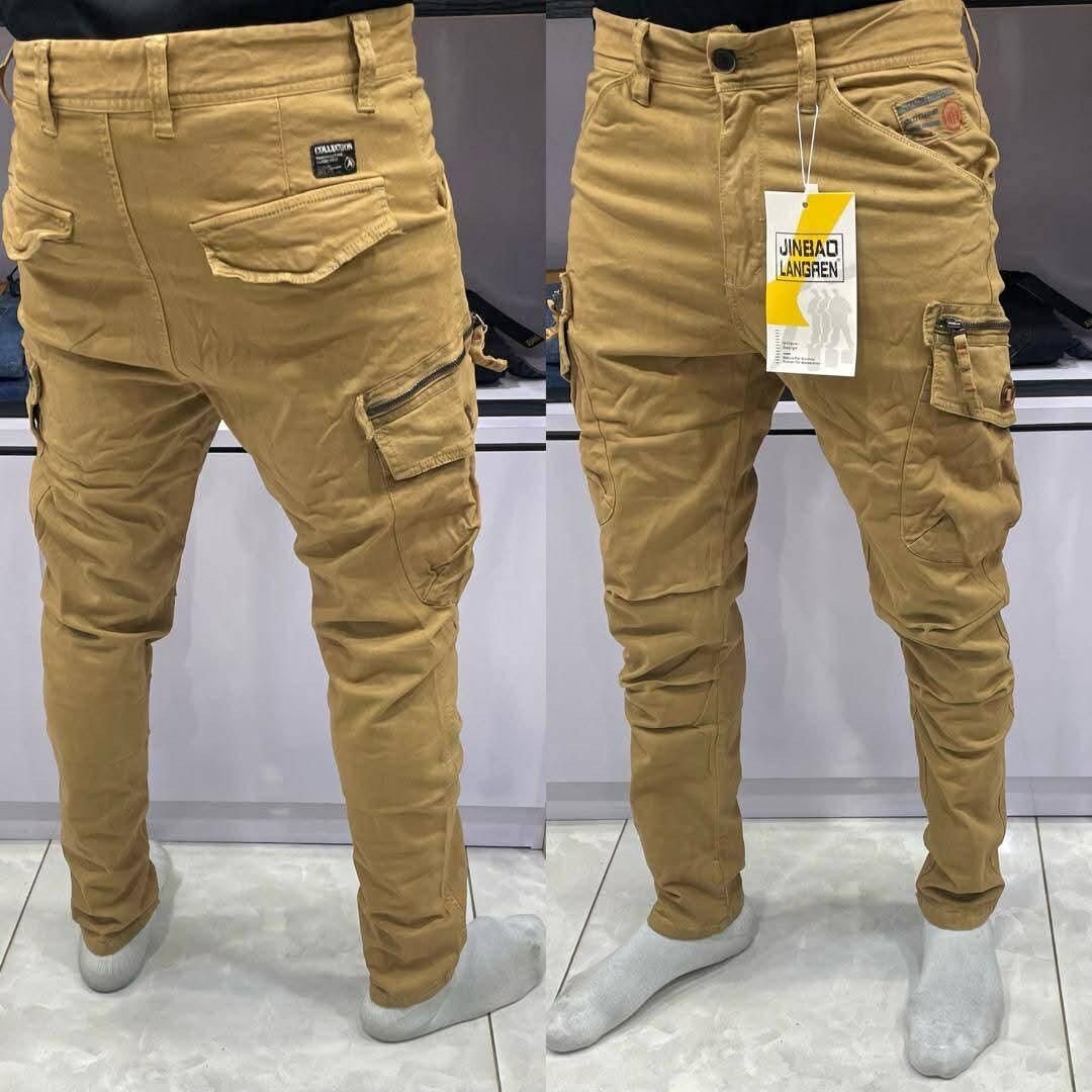 Pantalons cargo décontractés homme
