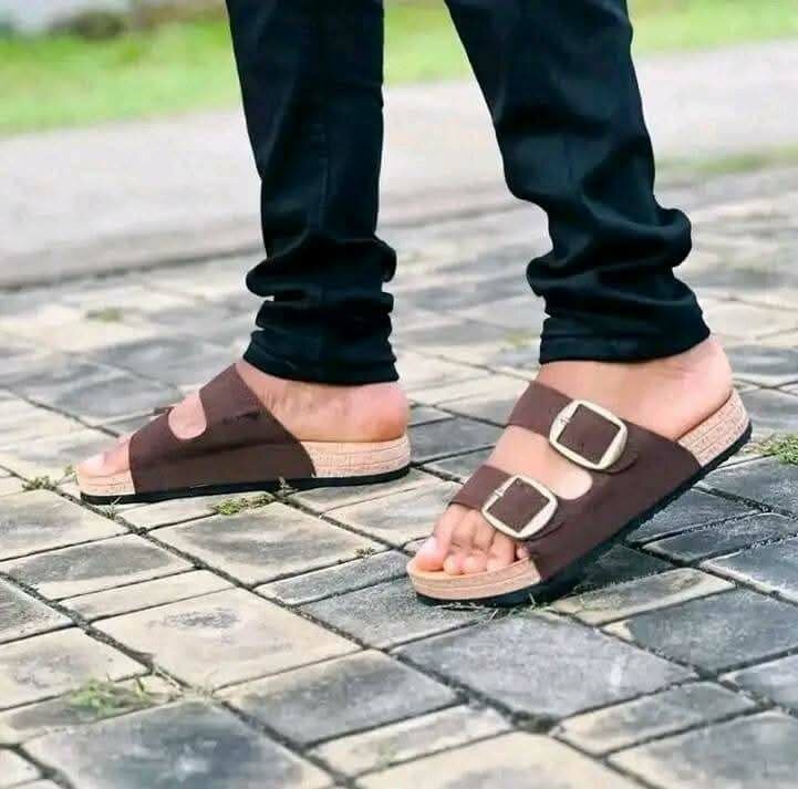Sandales en cuir confortables