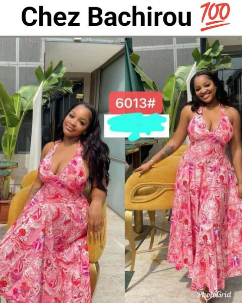 Robe d'été florale bohème