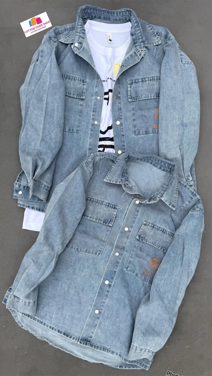 Vestes en jean mode unisexe